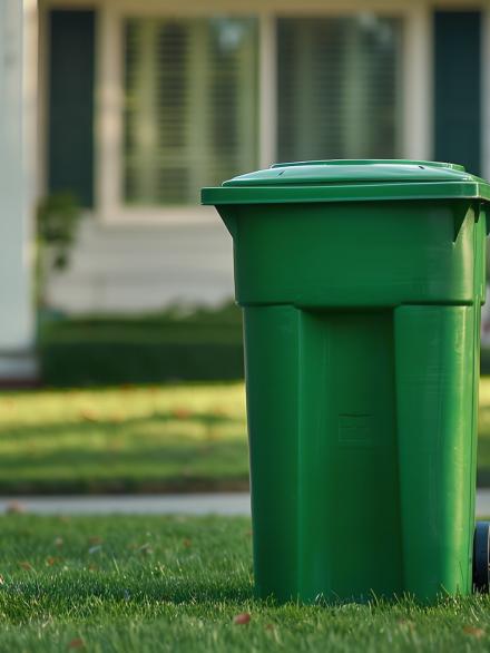 garbage-trash-cans-with-recycle-sign-logo-outside-environment-awareness-conservation-min